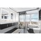 Castello Usa Nile 84-inch Black Vanity Set with White Top and Gold Handles CB-MC-84BLK-GLD-2053-WH - alternate 5